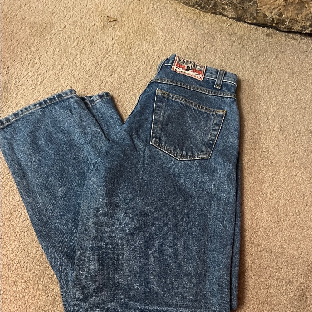 Rockies women’s Dark Blue Relaxed Fit Jeans